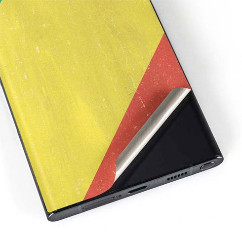 Republic of the Congo Flag Distressed Galaxy S22 Ultra Skin